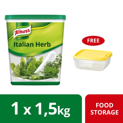 

Knorr Paste Italian Herbs Tub 1.5Kg Free Food Storage
