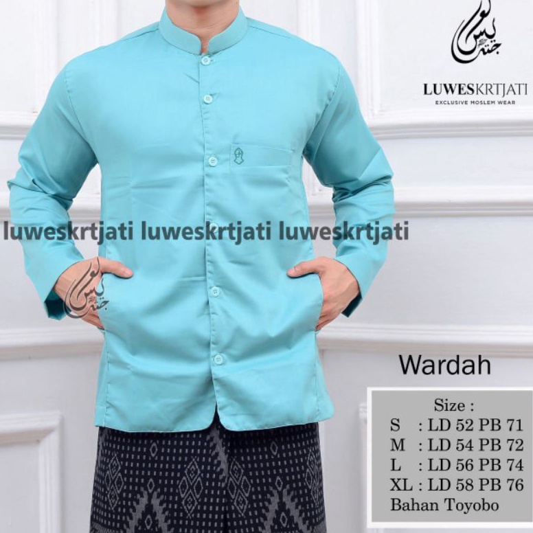 Harga Bersahabat.. BAJU KOKO LUWES SEMI JASZ SAKU TROMPAH BORDIL KOKO LUWES EXSLUSIVE TERLARIS /KOKO