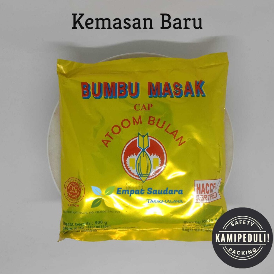 

12.12 ✨Promo✨ BUMBU PENYEDAP RASA MERK ATOM BULAN KEMASAN 500 GR gas !!
