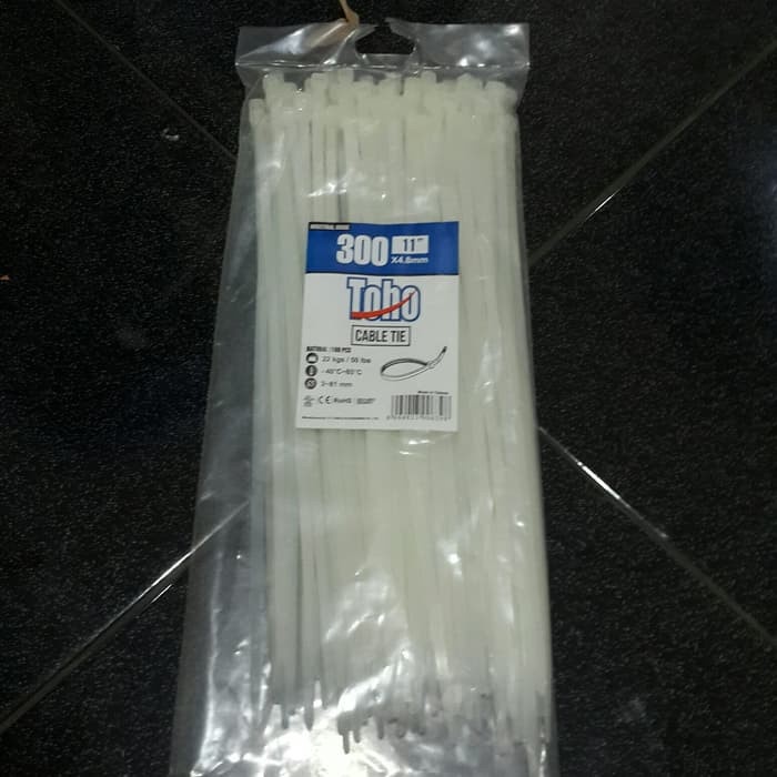 

Cable Ties Kabel Ties 300 x 4.8 mm TOHO Industrial Grade