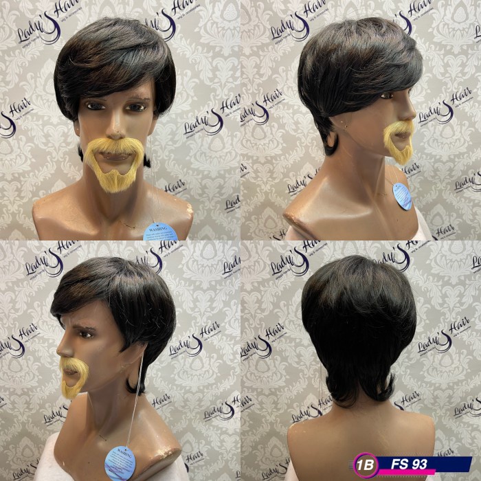 Terlaris Wig Wig Pria Rambut Palsu Pria Gondrong Ck Jason