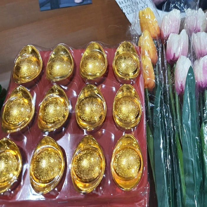 Terlaris Aksesoris Hiasan Koin Emas Imlek