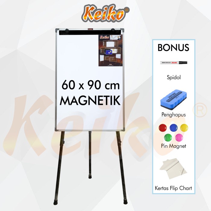 

Bestseller Flip Chart / Flipchart / Papan Presentasi Keiko 60 X 90 Cm