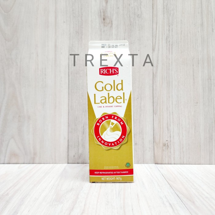 

Terlaris Richs Gold Label / Emas Whipping Cream 907Gram Gojek Grab