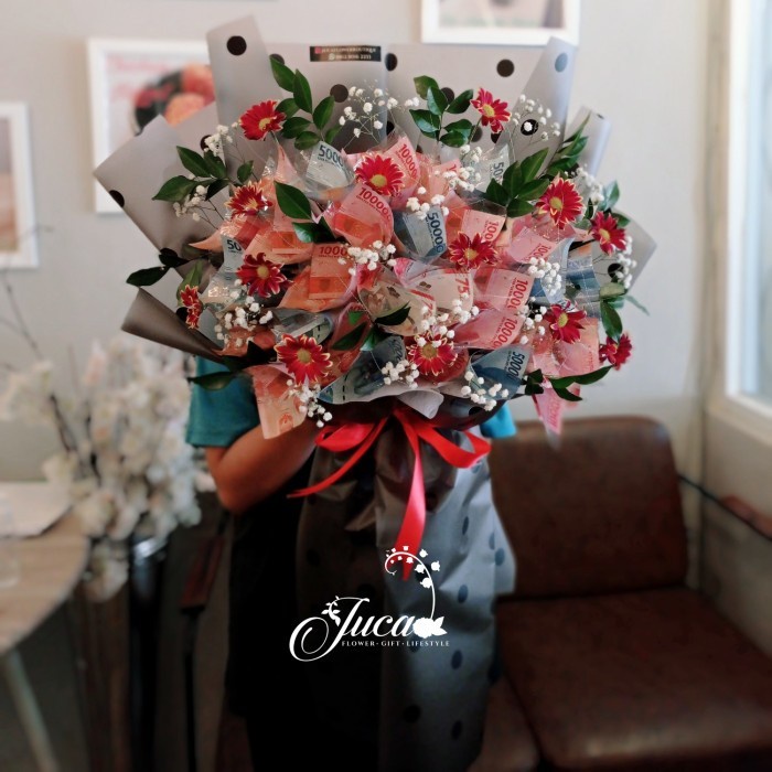 

Terlaris Sale Gercep!!! Hand Bouquet / Buket Duit / Buket Uang / Anniversary /