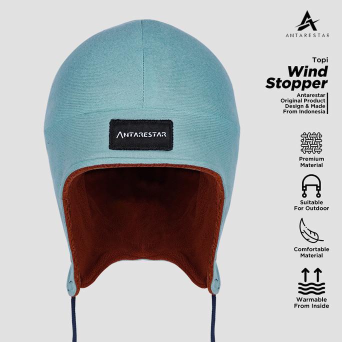 Topi Beanie Windstopper Antarestar Kupluk Penutup Kepala Pria Wanita
