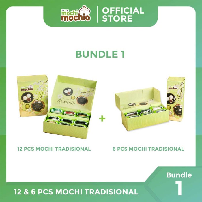 TETSIN MOCHI MOCHIO - 18 PCS MOCHI TRADITIONAL