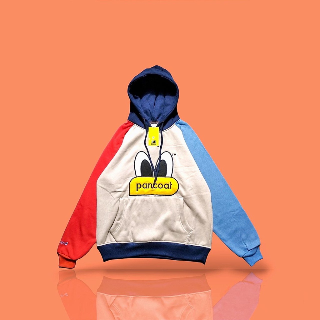 SWEATER HOODIE PANCOAT COMBY EYE LOGO - SWEATER HOODIE PRIA DAN WANITA PANCOAT COMY LOGO BORDIR MATA