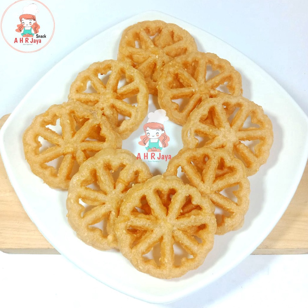 

Best seller Kue Kembang Goyang 250 Gram / KUE RODA / Kembang Goyang Khas Betawi / Kue Jadul 48