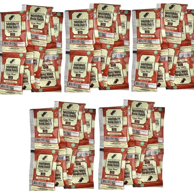 

Sambal Naknan Bawang 1 PACK 50 PCS (LIMA PULUH) SACHET