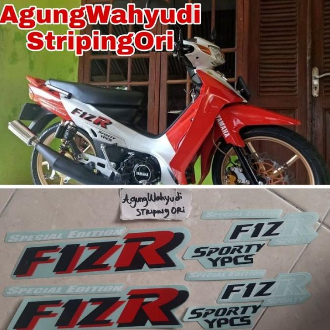 STIKER STRIPING LIS BODY MOTOR YAMAHA FIZR FIZ R F1ZR F1Z R MARLBORO