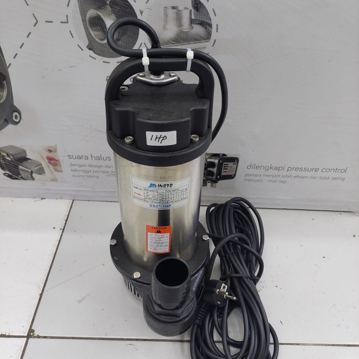 Pompa Celup Inoto QDX 10-15- 0.75S watt -1 HP