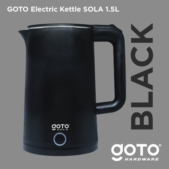 PREMIUM GOTO ELECTRIC KETTLE SOLA TEKO LISTRIK PEMANAS AIR STAINLESS