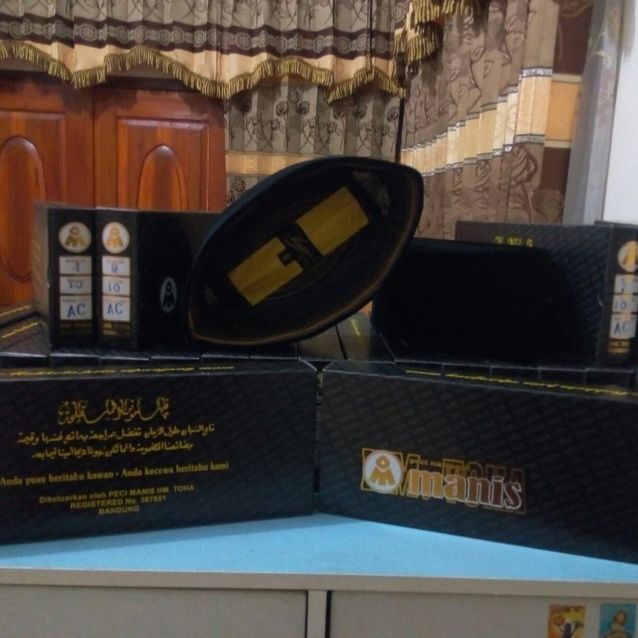 Terlaris Peci Hitam Polos Ac Merk Manis