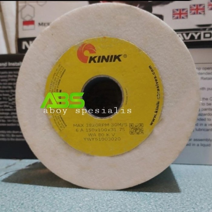 Batu Gerinda Mangkok KINIK 6 Inch Size 150 x 100 x 31.75 wa 80