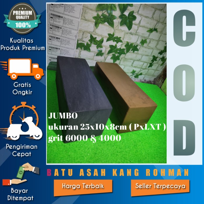 batu asah asli alam super besar JUMBO