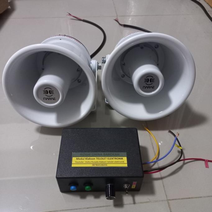 Klakson TELOLET BASURI DOBEL TOA VIRAL elektronik 12 v