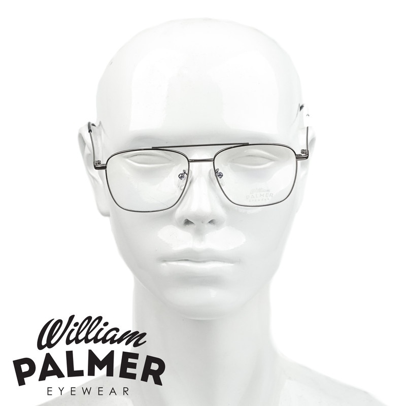 William Palmer Kacamata Pria Wanita Metal 3136 C2 Gunmetal