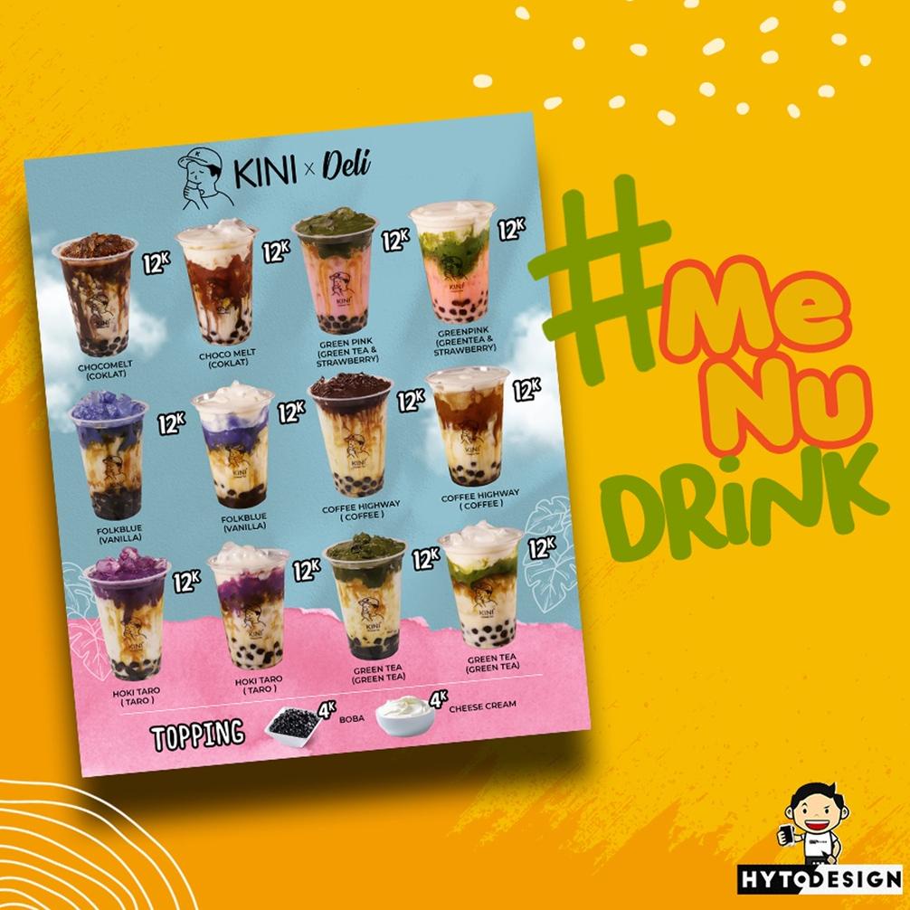 New Arrival Jasa Desain Menu Tanpa Cetak