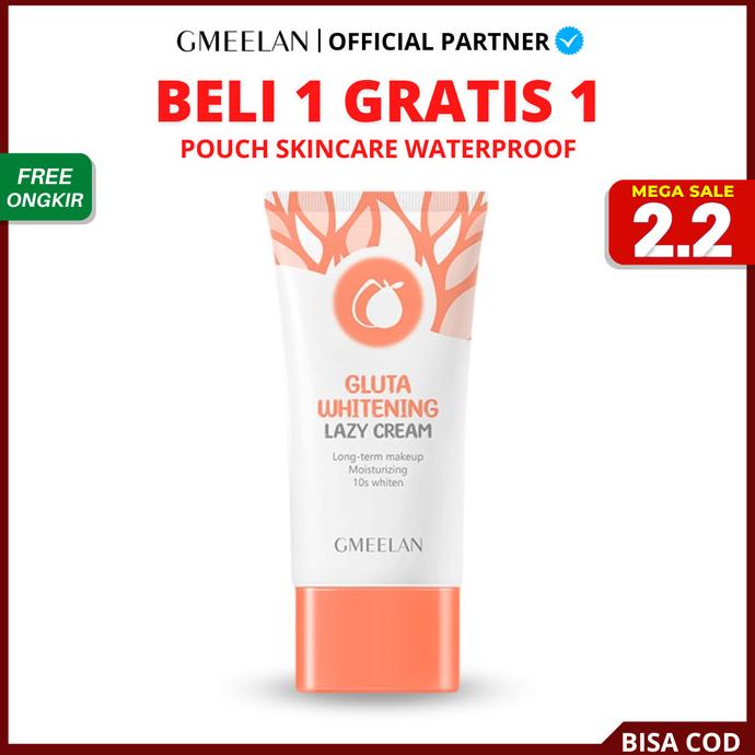 Discount GMEELAN Gluta Whitening Lazy Cream - Day Cream Set Pemutih Wajah
