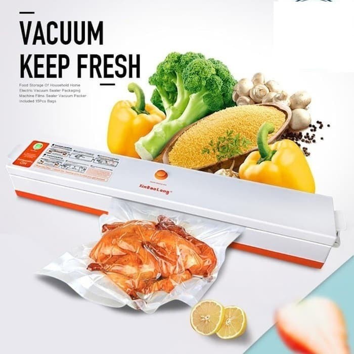Mesin Vacuum Sealer Alat Pres Vacum Sedot Udara Angin Plastik Kemasan