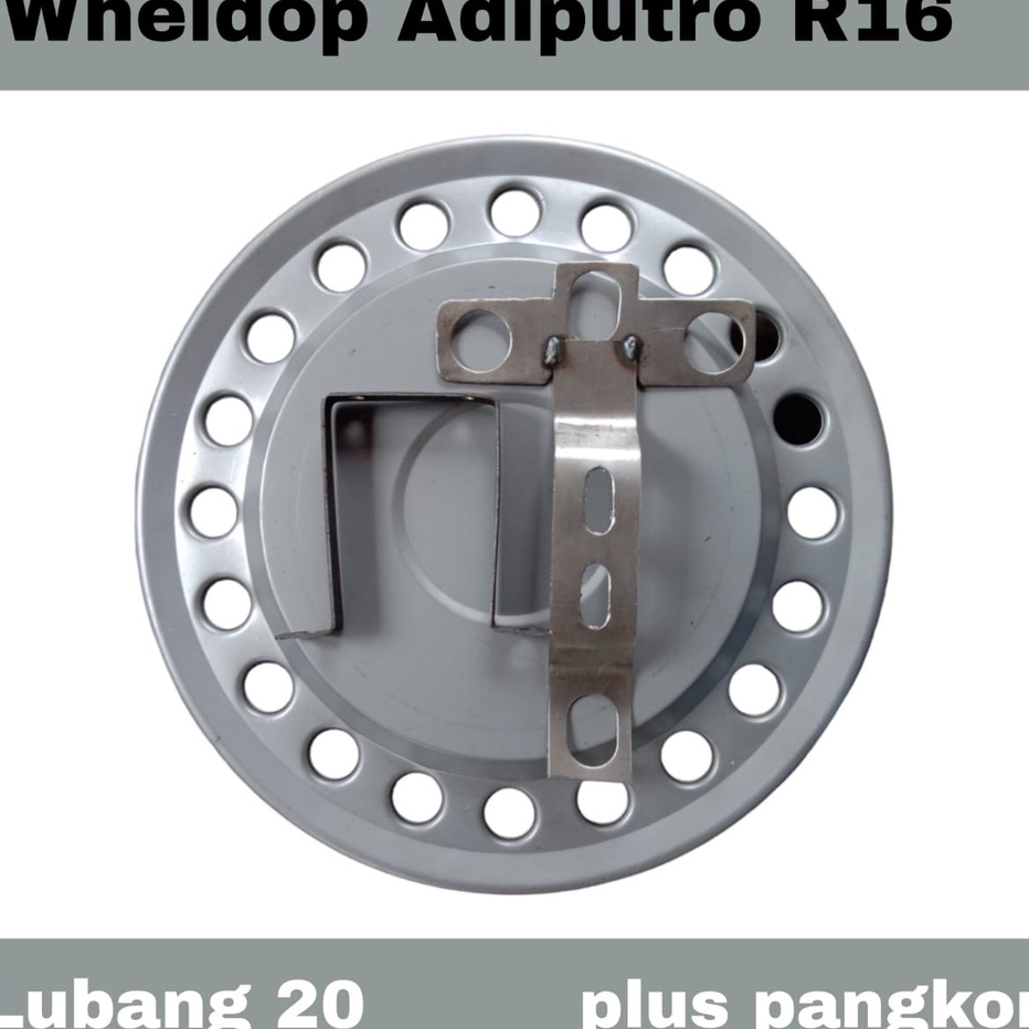 Best Produk➮ 7ATEK 1 pcs] wheeldop adiputro lubang 20 wheldop truk bahan plat besi r16/r15 B79 ✷Terk