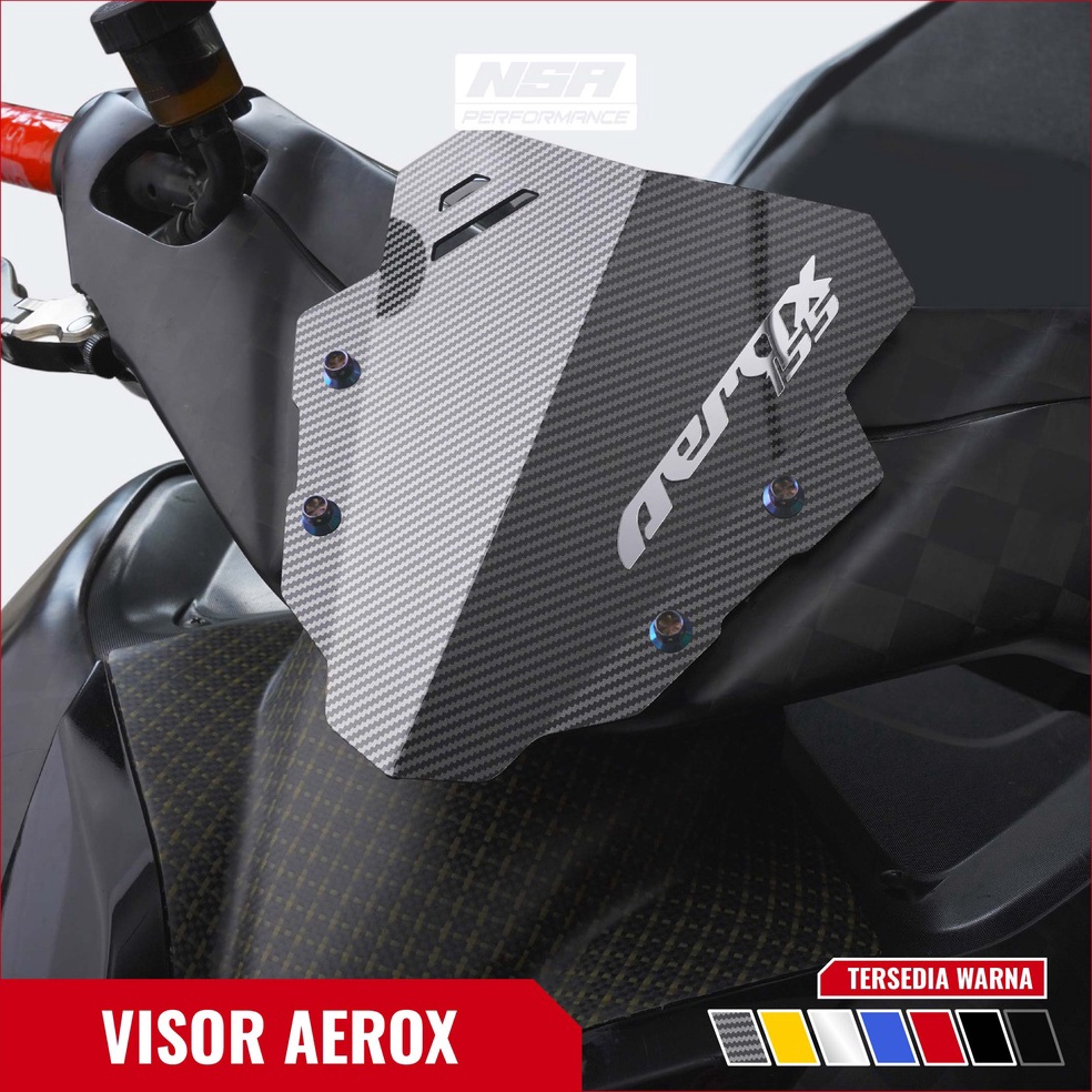 Harga Bersahabat VISOR AEROX WINDSHIELD AEROX CARBON ALL AEROX NEW AEROX 2017-2022 CONNECTED VISOR A