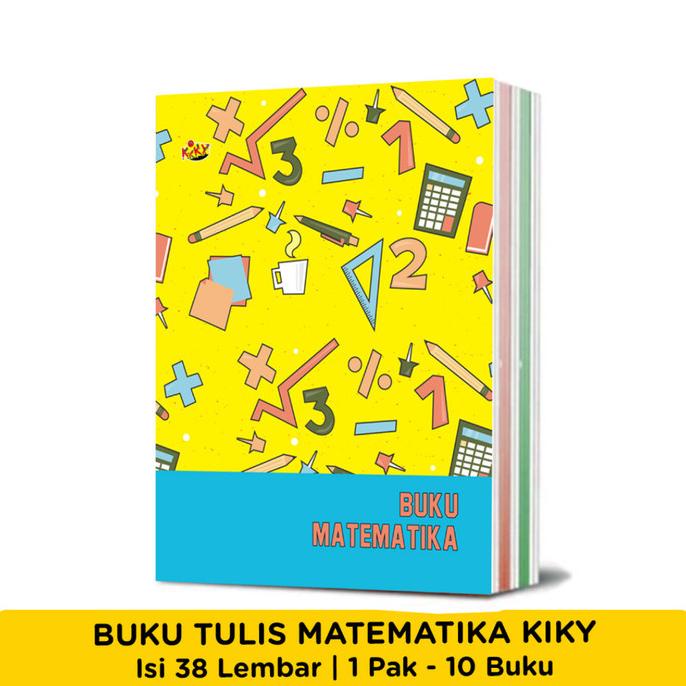 

Buku Tulis Matematika KIKY 38 Lembar Per Pack Isi 10 Pcs