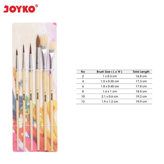 

Brush / Kuas Cat Air / Lukis / Acrylic Joyko BR-1