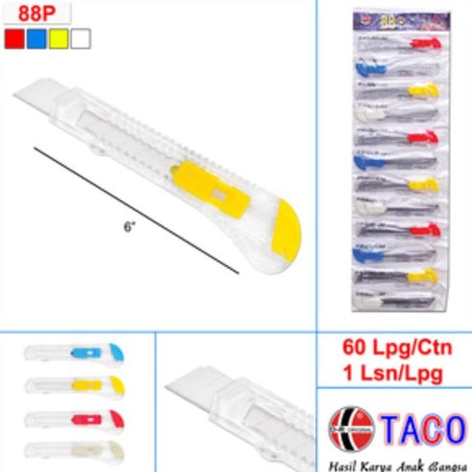 

Cutter Taco Besar Transparan 88 Premium Murah