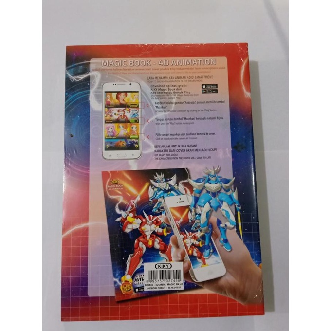 

OBRAL Buku Tulis Kiky Isi 42 4D Animation Magic Book