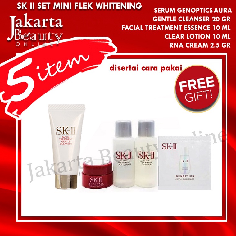 Best produk SK-II SKII SK II SK2 PAKET MINI FLEK/WHITENING LENGKAP PEMULA 85