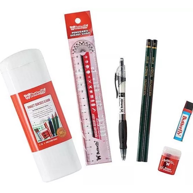 

[Miliki] Butterfly Paket Sukses Ujian / Perlengkapan Ujian 8S0