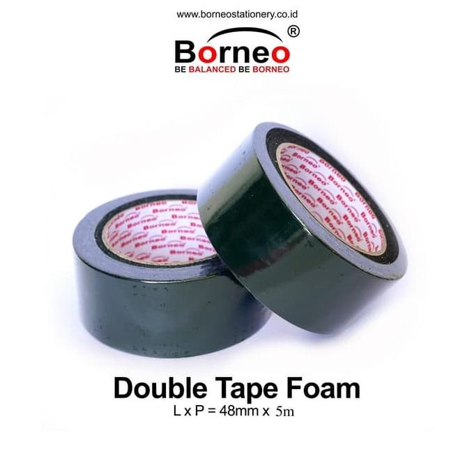 

DOUBLE TAPE FOAM 48MMX5M BORNEO / PCS