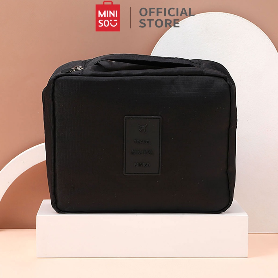 ♠  MINISO Tas Penyimpanan Travel Bag Multifungsi Baju Praktis Organizer Pouch Makeup Organizer