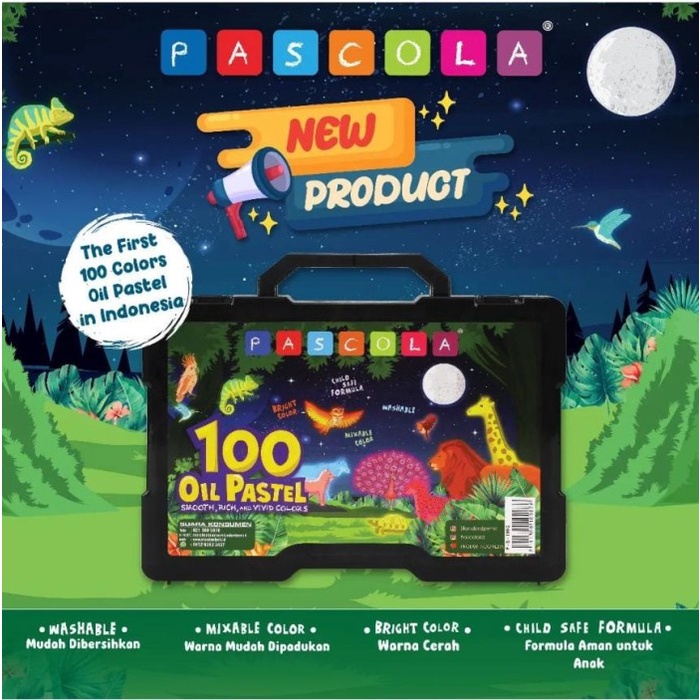 

Best Seller Crayon Murah Pascola 100 Warna