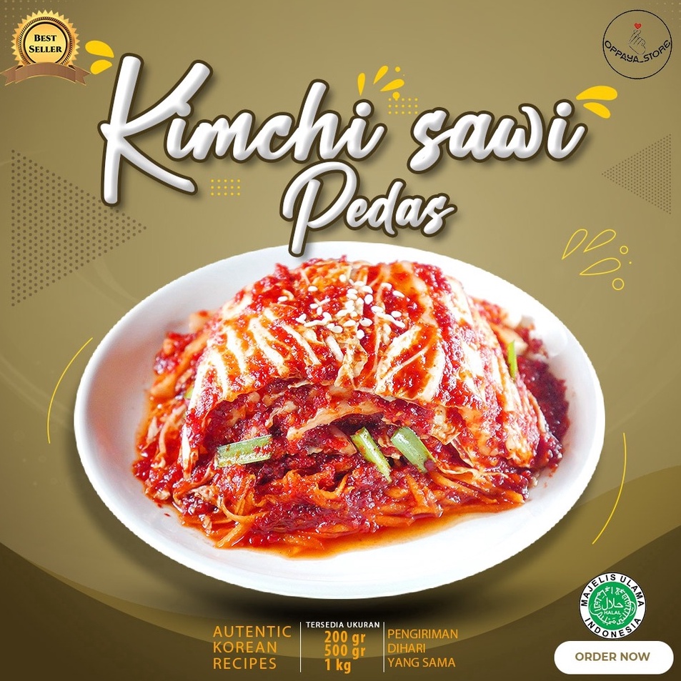 

Terbaru Kimchi Sawi Rasa Pedes Korea 200 Gr Halal