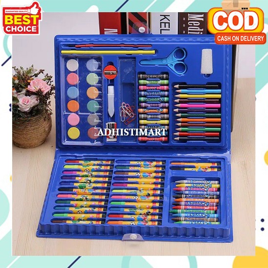 

Pensil Warna Lengkap Alat Melukis Non Toxic Tidak Beracun Perlengkapan Menggambar Colouring Set Alat Mewarnai Anak Perempuan Laki Laki Alat Tulis Anak Tk Sd Oil Pastel Warna Cerah Crayon Set Anak Krayon Set Drawing Stati Crayon Anak Set 86Pcs / Krayon Me