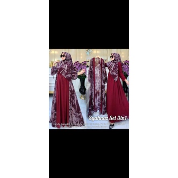 SL Syahnaz Set 3in1 Maron