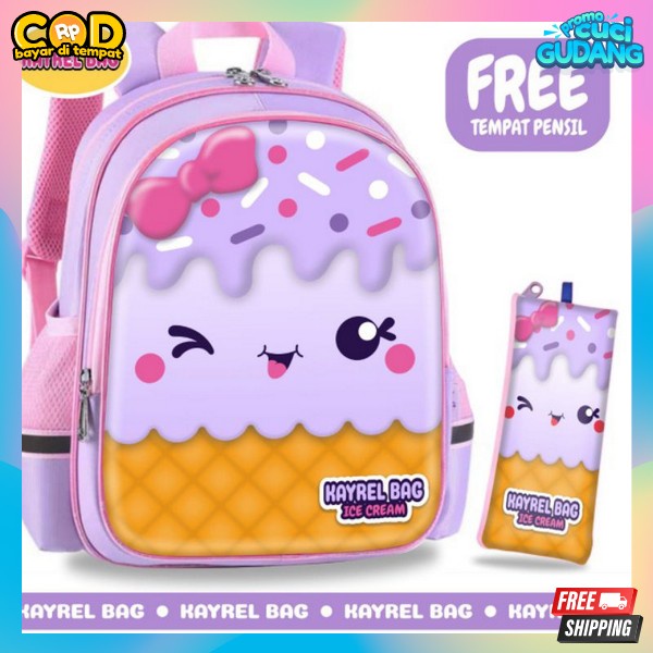 Taa Punggung Kecil Tad Kids Rqnsel School Promo Bagpack Anak Paud Tk Sd Smp Laki Laki Import Oringin