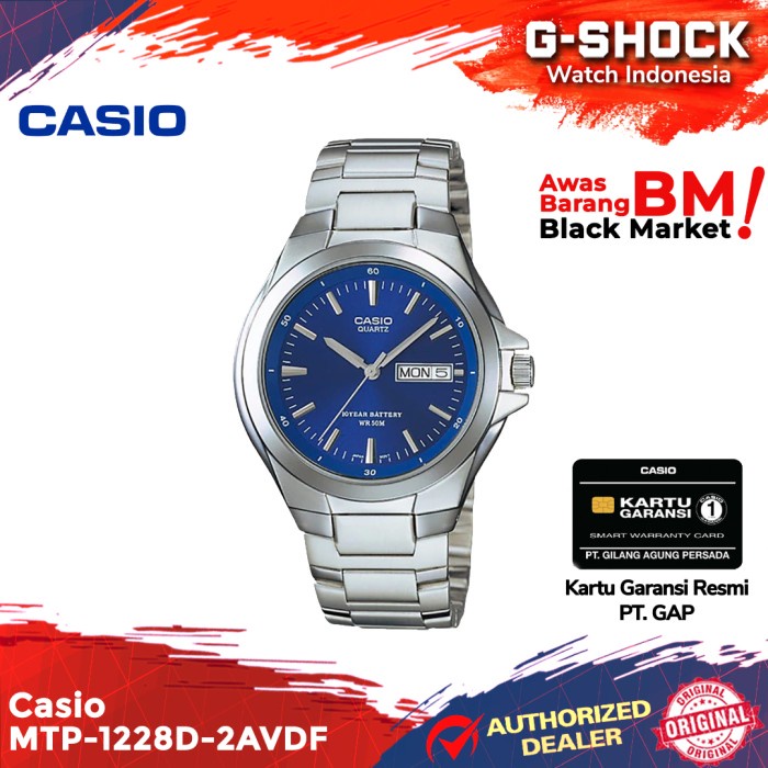 DISKON SPESIAL CASIO GENERAL MTP-1228D-2AVDF MTP-1228D MTP-1228 MTP1228D MTP 1228D TERLARIS