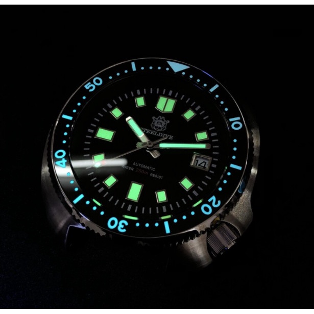PROMO JAM STEELDIVE TURTLE SEIKO NH35 SAPPHIRE CAPTAIN WILLARD BLACK STEEL TERMURAH