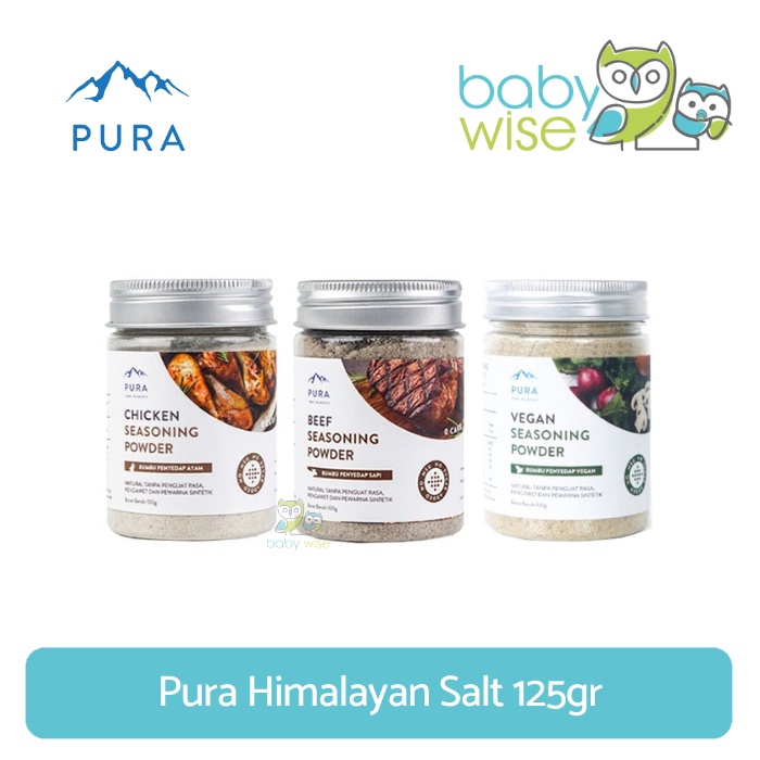 

Pura Seasoning With Himalayan Salt 100Gr - Kaldu Anak Bayi Mpasi