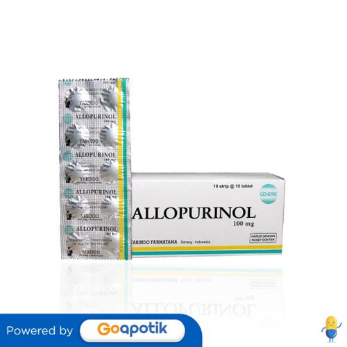 ALLOPURINOL YARINDO 100 MG BOX 100 TABLET