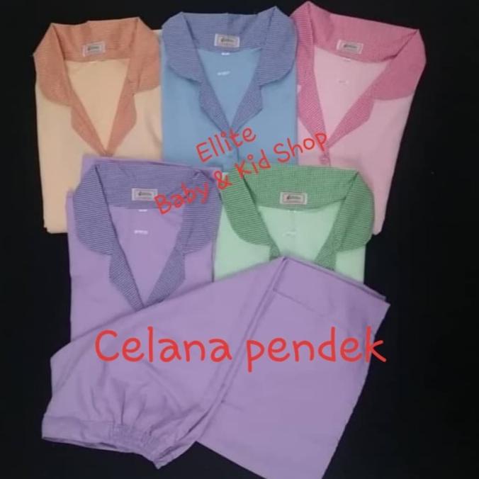 BAJU SERAGAM SUSTER JUMBO UK XXXL (BAJU PENDEK + CELANA PENDEK/KULOT)