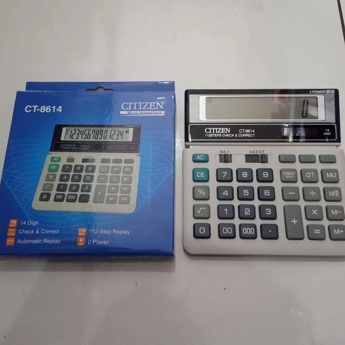 

Sale Kalkulator / Calculator CITIZEN CT 8614 14 Digit NPD
