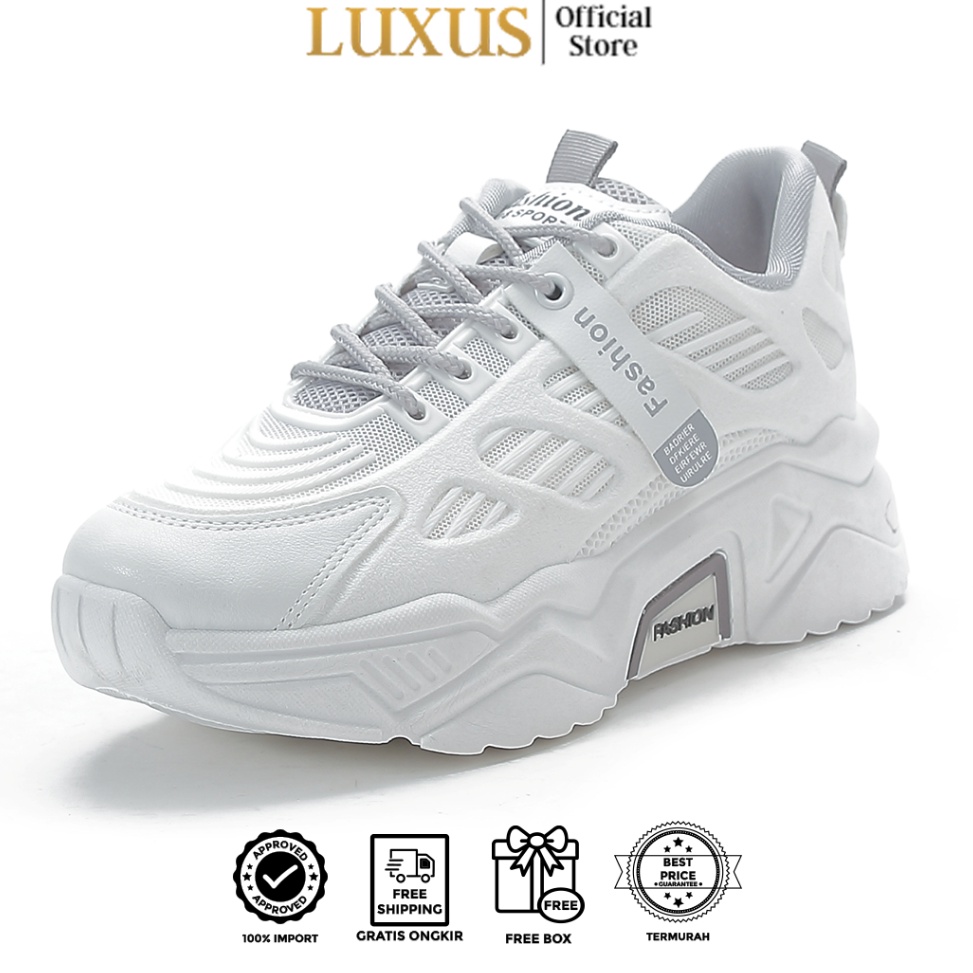 Cuci Gudang♡ Luxus Momo Sepatu Sneakers Wanita  - Lx2012 231*
