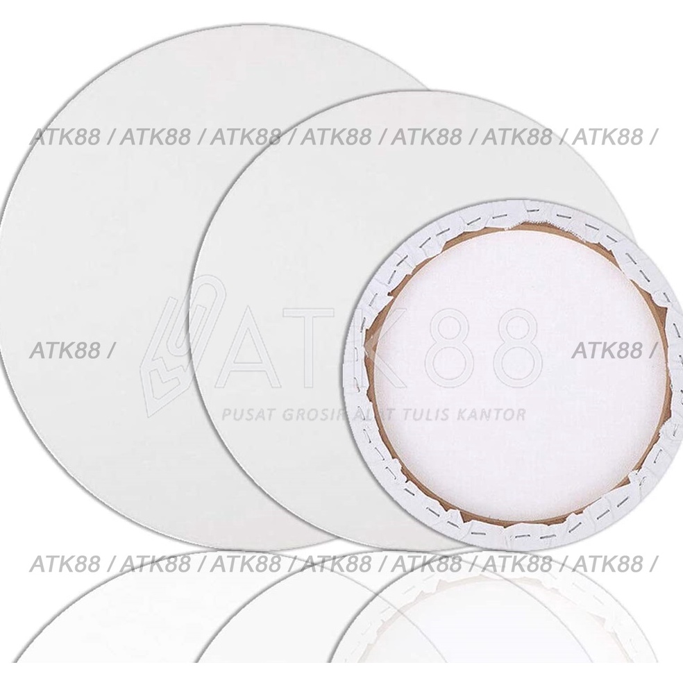 

Terkini Kanvas Lukis Round Bulat 25 x 25 cm/Canvas Board Circle 25x25 cm BLK