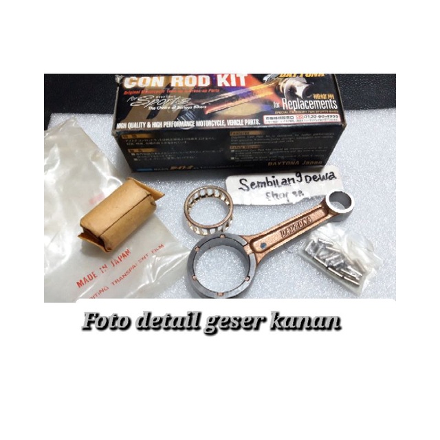 stang seher stang piston stang rod yamaha MIO original daytona japan stok lama