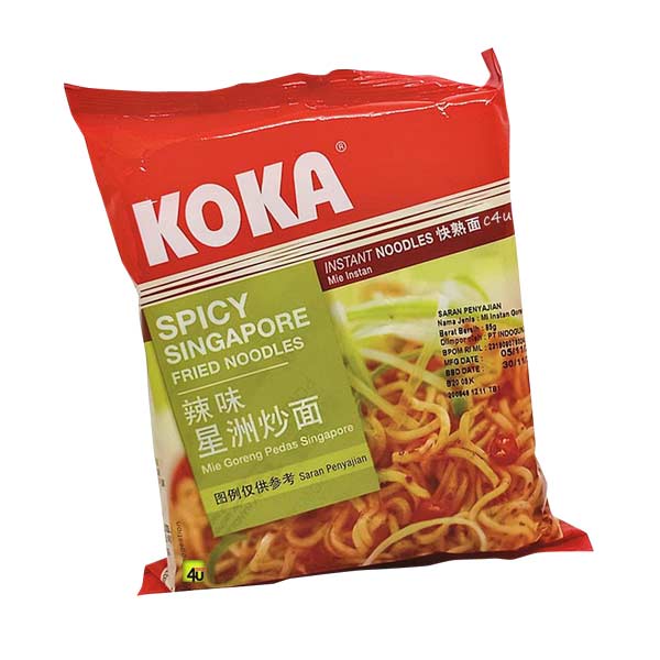 

KOKA MIE KUAH SPICY SINGAPURA FRIED 85 GR